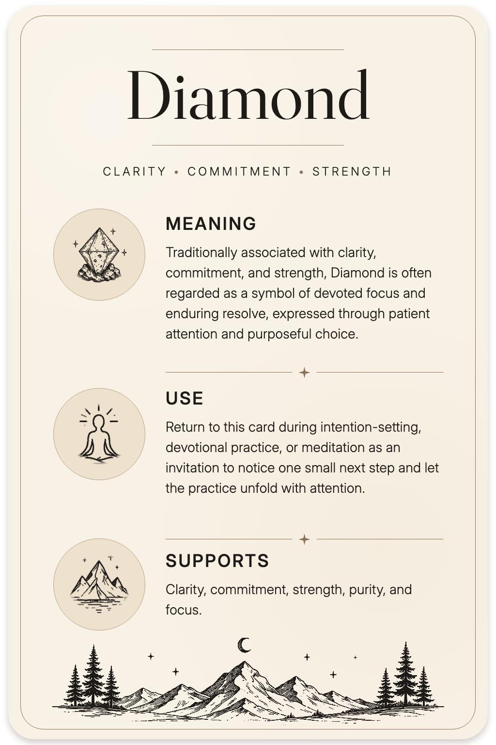 Diamond card back