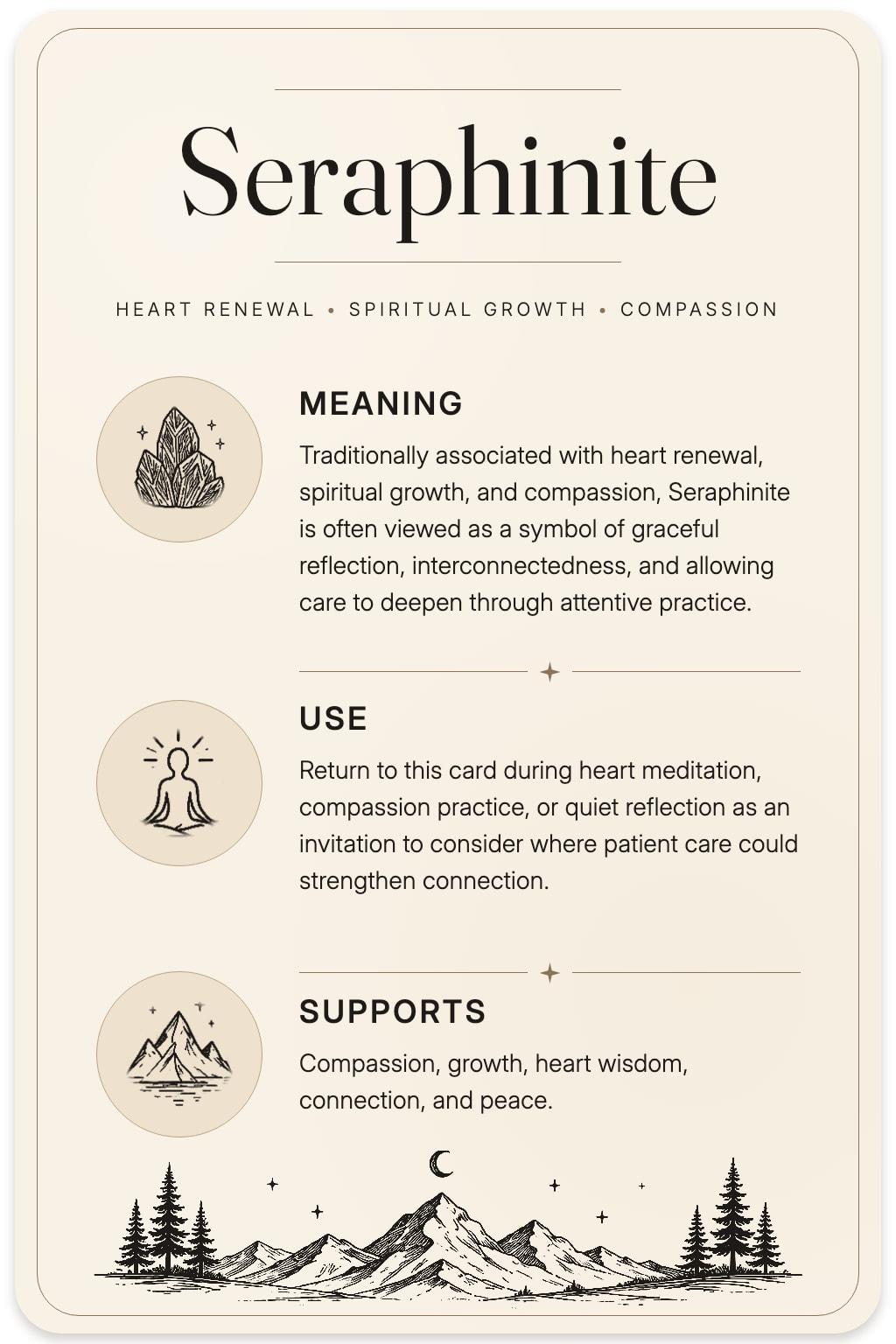 Seraphinite card back