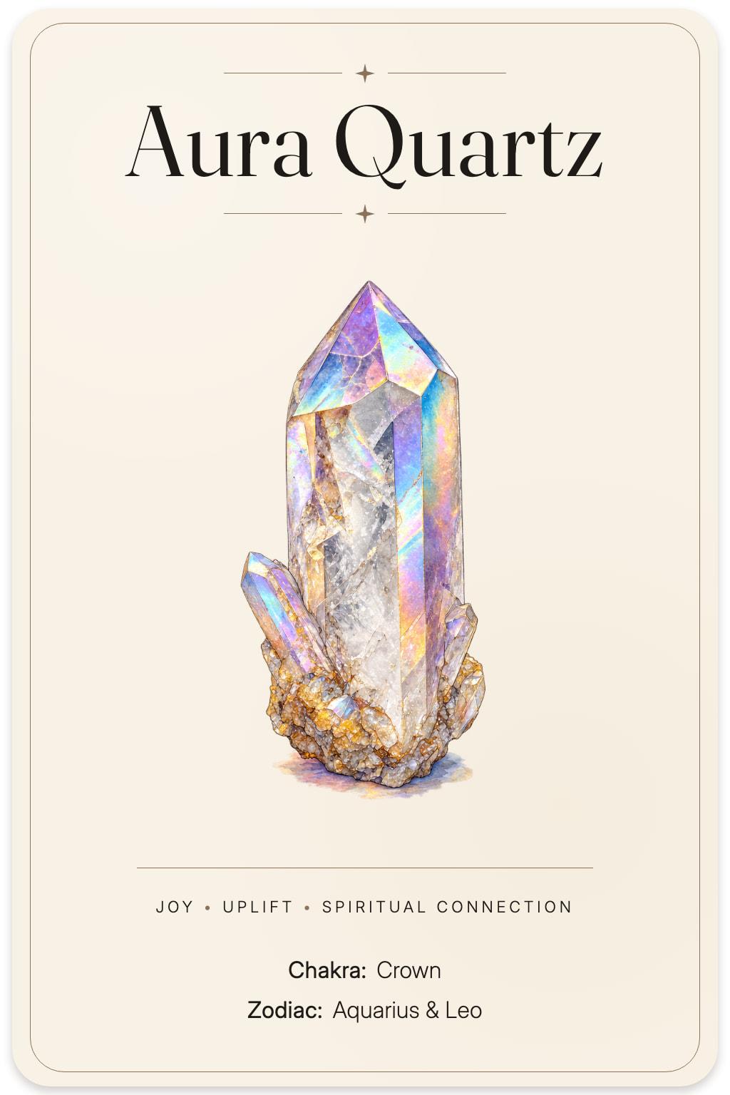 Aura Quartz illustrated card