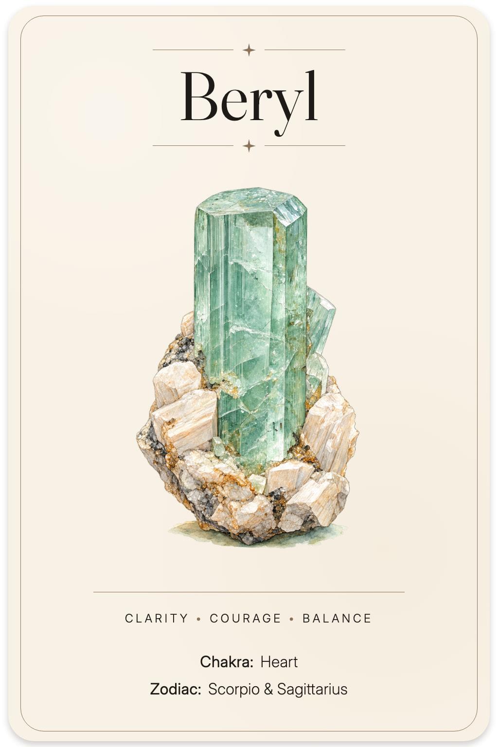 Beryl illustrated card