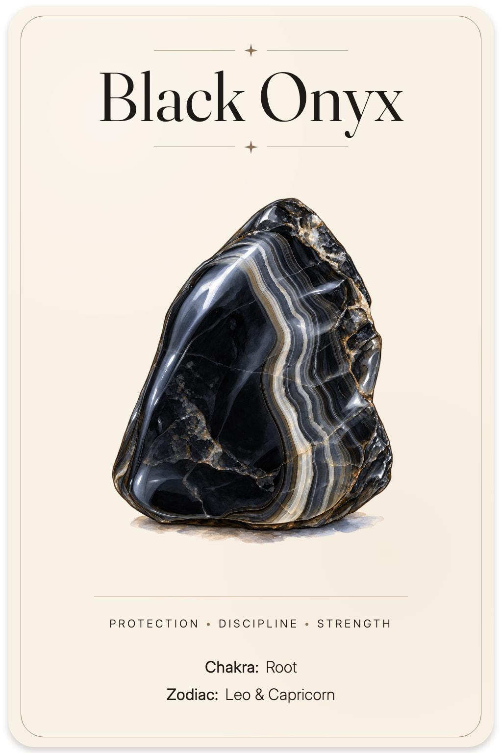 Black Onyx illustrated card