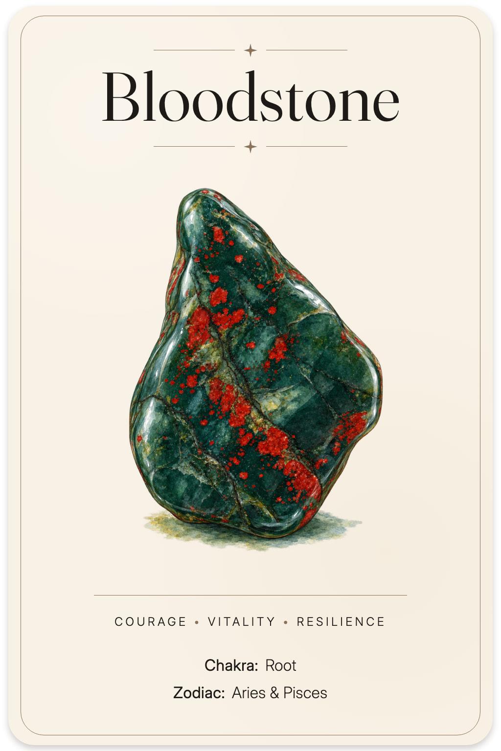 Bloodstone illustrated card