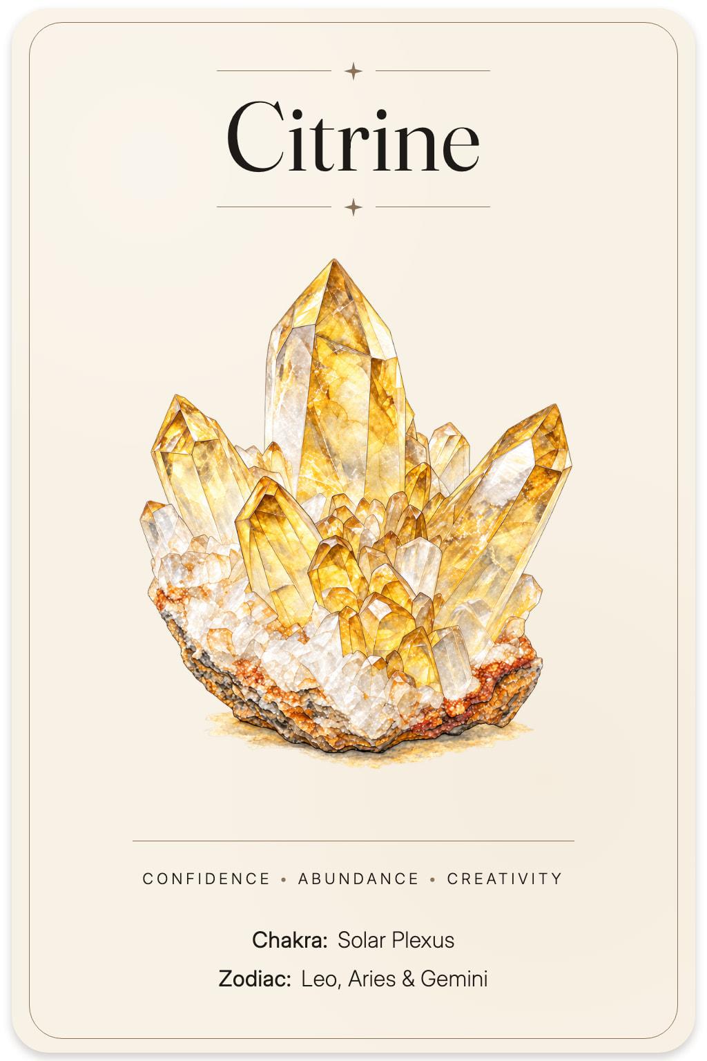 Citrine card