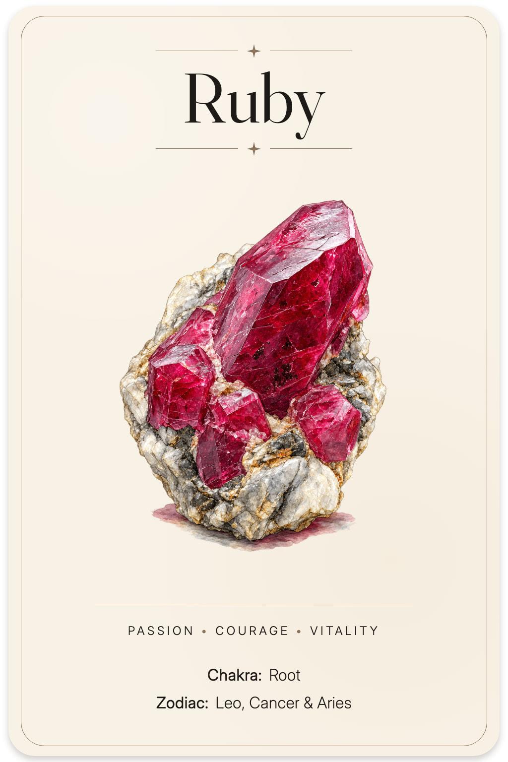 Ruby illustrated card